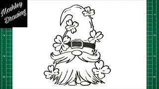 How to Draw St. Patrick's Day Gnome
