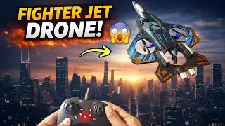 Fighter Jet Drone Unboxing 🔥 | Flying Test, Camera & Features | Best Drone in India