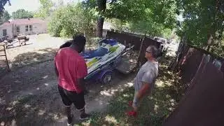 Jet Ski Removal in Grand Prairie, TX: A Team Effort for $400! #trashremoval #dallasfortworthjunk