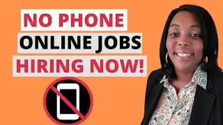 Non Phone Work From Home Jobs 2020