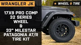 Jeep Wrangler JK 17x9 Pro Comp 32 Series Wheel & 33