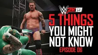 WWE 2K19 5 Things You MIGHT Not Know! #6 (Codebreaker Outta Nowhere, Squash Matches & More)