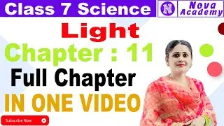 Light || Full Chapter 11 in 1 Video || Class 7th Science