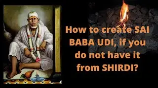 How to create Sai UDI yourself | SAI BABA Udi at home