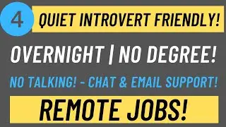 Here Is A List Of 4 Non Phone Chat & Email Support Remote Jobs | Overnight | No Degree WFH Jobs