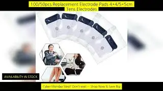 100/50Pcs Replacement Electrode Pads 4*4/5*5Cm Tens Electrodes For Muscle