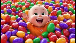 Jelly Bean Rainbow Road | Fun Nursery Rhyme Song for Kids