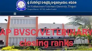 Ap BVSC &AH closing rank #@Neet.emcet.councunceling