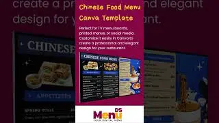 Create Stunning Chinese Food Menus in Minutes with Canva!