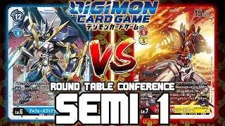 UlforceVeedramon X VS ShineGreymon BM!! | Digimon Card Game: BT-13 Round Table Conference (SEMI 1)