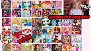 Jugando a juegos ILEGALES y PERTURBADORES DE LA WEB