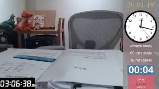 26.01.18一起讀書study with me /estudia conmigo/study broadcast/ 讀書直播/ medicine/中醫學生