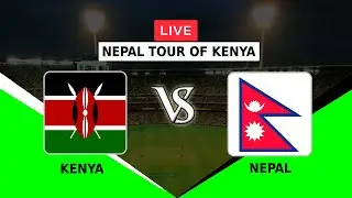 🔴LIVE KENYA VS NEPAL | 1st T20I | NEPAL TOUR OF KENYA 2022 | KEN VS NEP | T20 | NAIROBI | NEP VS KEN