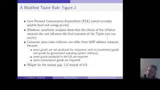 Ben Bernanke on the Taylor Rule -- Advanced Topics Lecture 08. Nov. 2024
