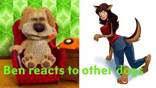 Ben reacts to other dogs 🤣🤣🤣