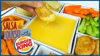 SALSA de QUESO estilo BURGER KING | Salsa para dipear | Muy FÁCIL
