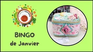 Bingo de janvier avec #larondedescreatrices @Atelier Craie - Sandrine