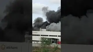 Breaking news fire breakout Unicharm Ahmedabad Sanand Gujarat (24.02.2020)#AhmedabadFire #unicharm