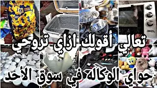 تعالي أقولك👏 ازاي تدخلي دهاليز الوكاله😱 وتشوفي اللقط اللي ماليه حواري الوكاله في سوق الأحد🙈