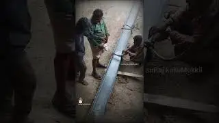 Manual Erection of I-Beam | We are Steel Erectors | Crusherplant | Crusher plant fabrication works