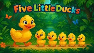 Five Little Ducks | Bedtime Nursery Rhyme 🌙😴 | Baby Songs 🦆🎶