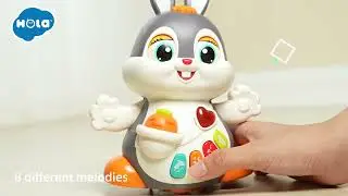 Hola HE9991 Dancing Bunny &ndash; Musical Bunny Toy for Toddlers | Fun Lights, Music & Dance!