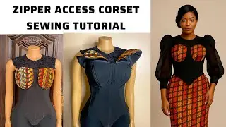 How to Sew a Nursing-Friendly Corset with Zipper Access