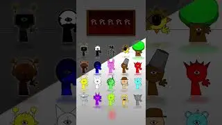Sprunki Incredibox Black In Pi Pi Pi Song #sprunki #incredibox