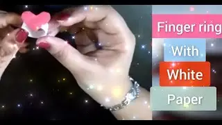 Diy cute finger ring 💍 with paper 🗞️|| only with two things 😱||easy and simple|| mi diy creations