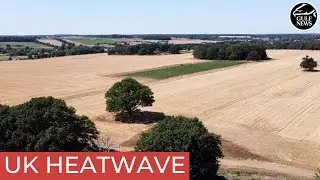 UK hit by heatwave: Footage shows dramatically low water levels at Woodhead Reservoir