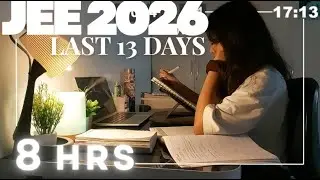 live study with me 8 HRS (pomodoro) | asmr | JEE 2026