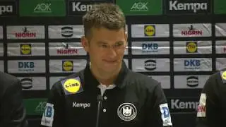 DHB Pressekonferenz mit Christian Prokop, Fabian Böhm & Axel Kromer 08.01.20