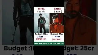 PETTA VS KAITHI #comparing //box,#collection #petta #KAITHI #short.....