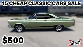 OMG! 15 Classic Cars for Sale CHEAP You WON'T Believe!!