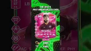 The Best 5 Fast and Ruthless Evolutions in FC 25 😎 99 Gvardiol completed the game #shorts #short