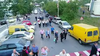 Hramul com. Stăuceni  21 sept. 2017 -  filmare aeriană