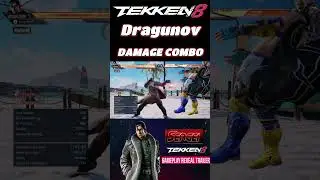 Dragunov Best Combo High Damage #tekken8 #shorts  #dragunov #dreadprince #gaming  #tekken7 #tekken9