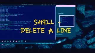 Delete a line containing a specific word | Shell 02 (NO VOICE-OVER) #ubuntu #shelllScripting