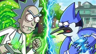 What If Rick Sanchez Entered Regular Show Universe?