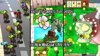 Plants Vs Zombies : Expansion! The Second Page of The Minigames / New Minigames! ( Part 1 )