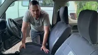 Suzuki Jimny Seat Covers Install + Honest Review &mdash; Badger Gear Classic Front Covers