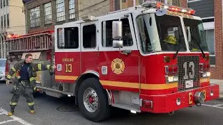 PHILADELPHIA FIRE DEPARTMENT ENGINE 13 RETURNING BACK TO QUARTERS