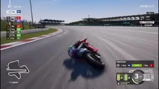 MotoGp 23 - MODO CARREIRA - CORRIDA - MALASIA - NÃO ASSUMO ESSA RESPONSABILIDADE#77