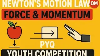 Newton&rsquo;s Motion Law, Force & Momentum | Physics PYQ | Youth Competition | UPPCS, SSC, CGL, 