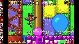 Game Boy Advance - Aero the Acro-Bat &copy; 2002 Metro3D - Gameplay