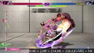 Juri - Jump Heavy, Fuhajin & EX Go Ohsatsu | Street Fighter 6 Combo