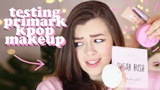 AVERAGE GIRL TRIES PRIMARK KPOP MAKEUP - HMM, THIS WENT WELL | LUCY WOOD