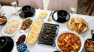 NEFİS İFTAR DAVET MUNUSÜ-Bafra Pidesi -Fırında Türlü -Sarma -Tramisu -Tarator MercimekTADIMIZTUZUMUZ