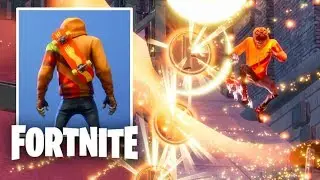 How to reach the 6 fire rings and unlock the FISHSTICK BACK BOARD in Downtown Drop!
