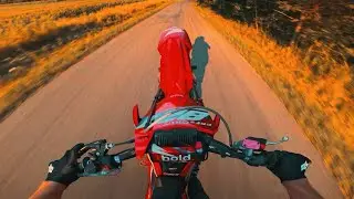 SUPERMOTO | SUNSET DREAM RIDE | 4K POV